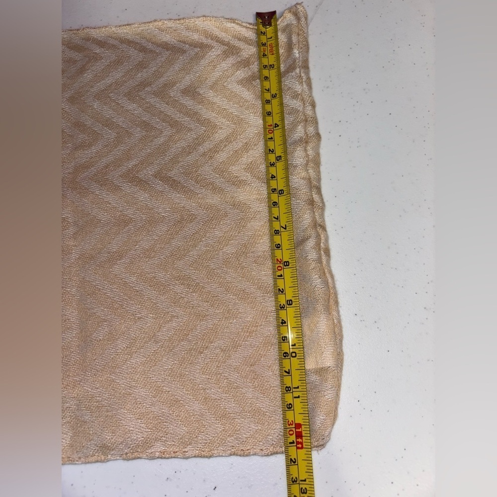 Elegant Gold Chevron Infinity Scarf - Picture 5 of 5